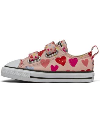 Converse Toddler Girls Chuck Taylor All Star Hearts Easy-On Stay-Put Closure Casual Sneakers from Finish Line