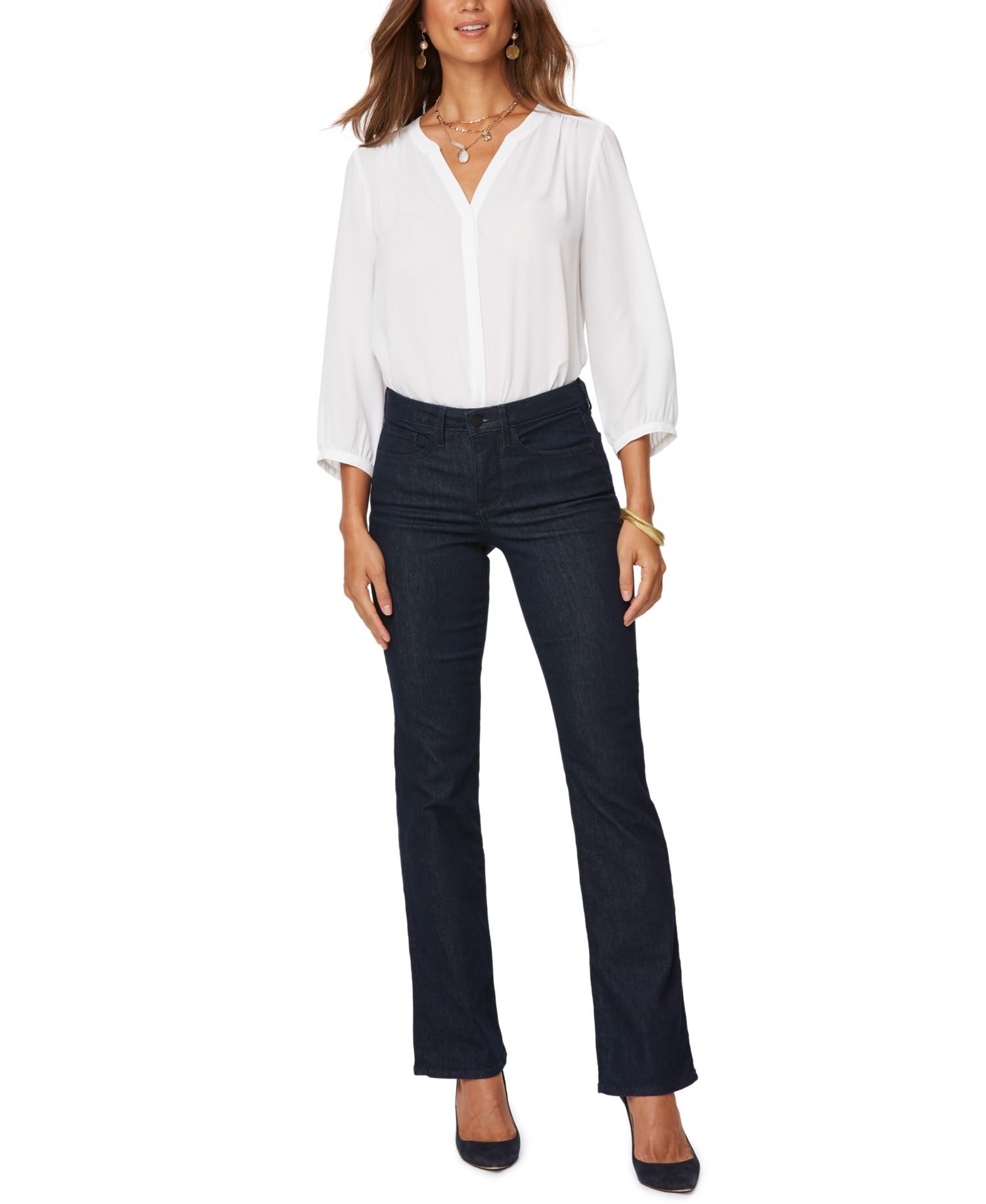 Barbara Bootcut High-Rise Tummy-Control Denim Jeans
