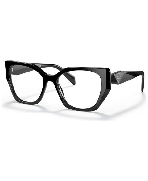 Женские очки Prada Woman Irregular Plastic PR 18WV Eyeglasses, цвет: Чёрный