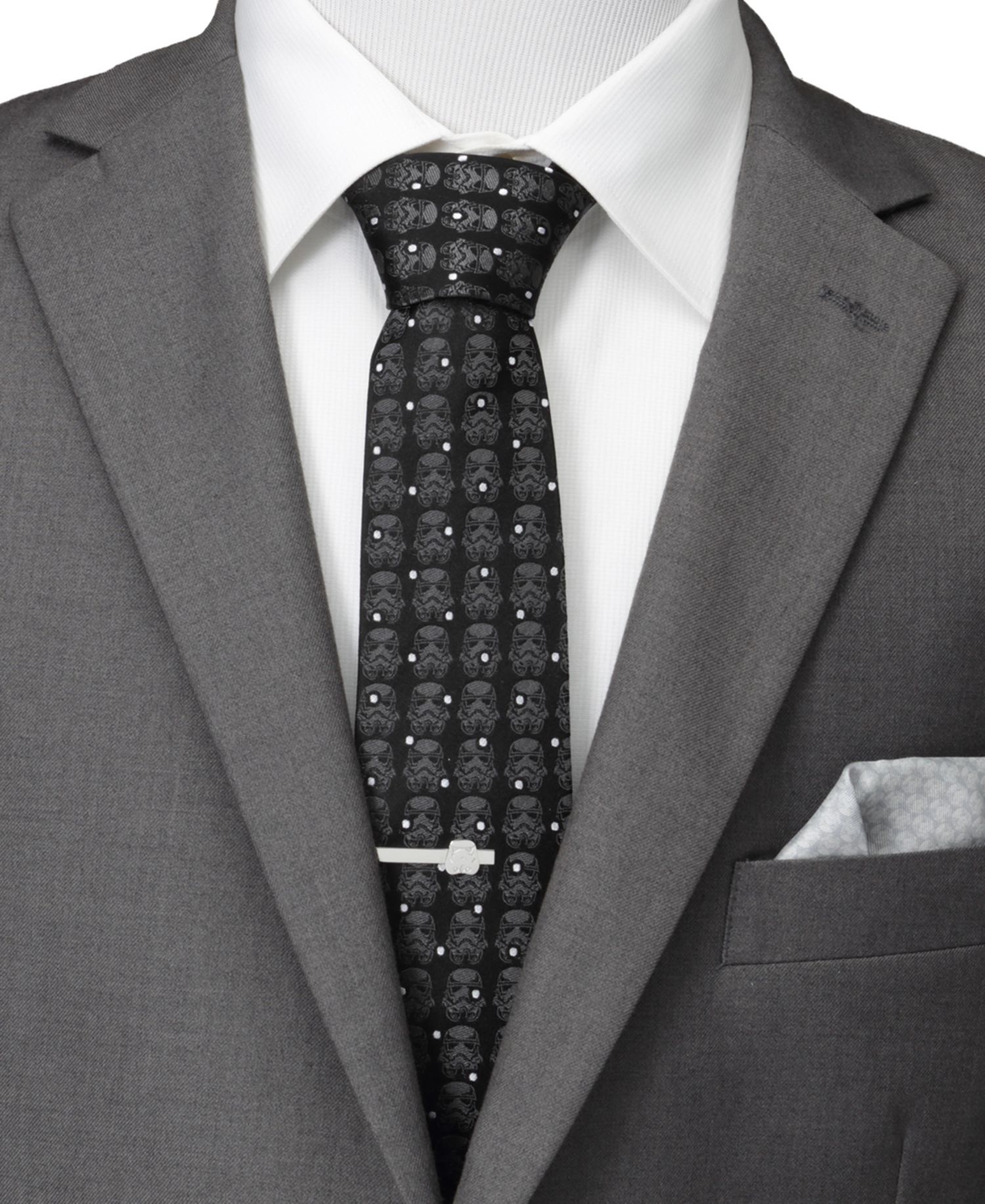 Men's Stormtrooper Dot Tie
