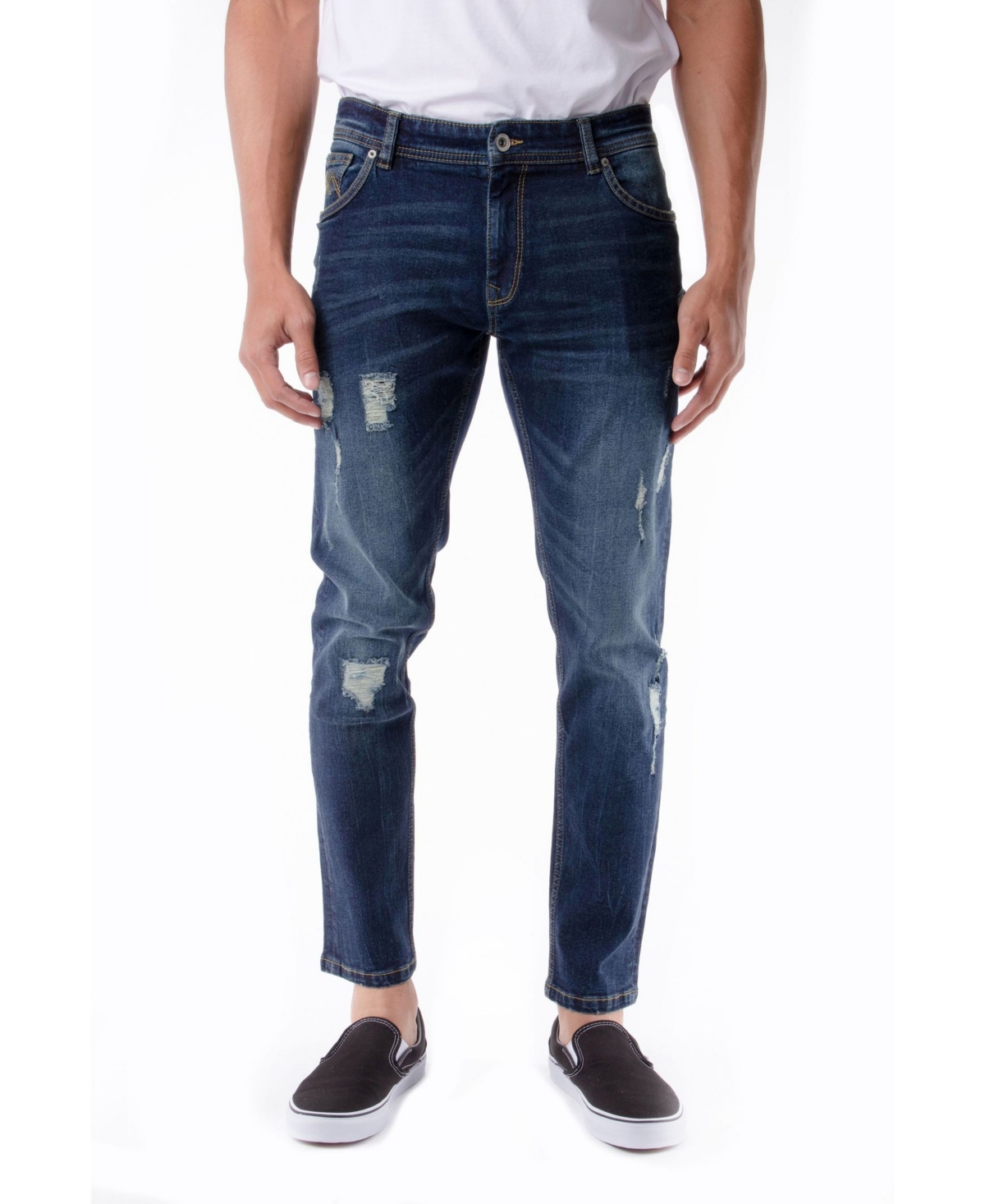 Men's Stretch 5 Pocket Skinny Jeans - Indigo