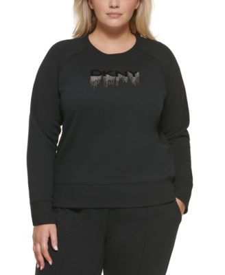 dkny plus size sweatshirt