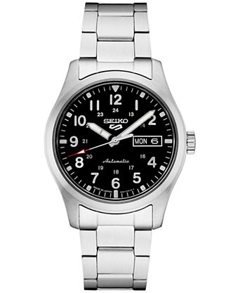 Men's Automatic 5 Sports Stainless Steel Bracelet Watch 43mm