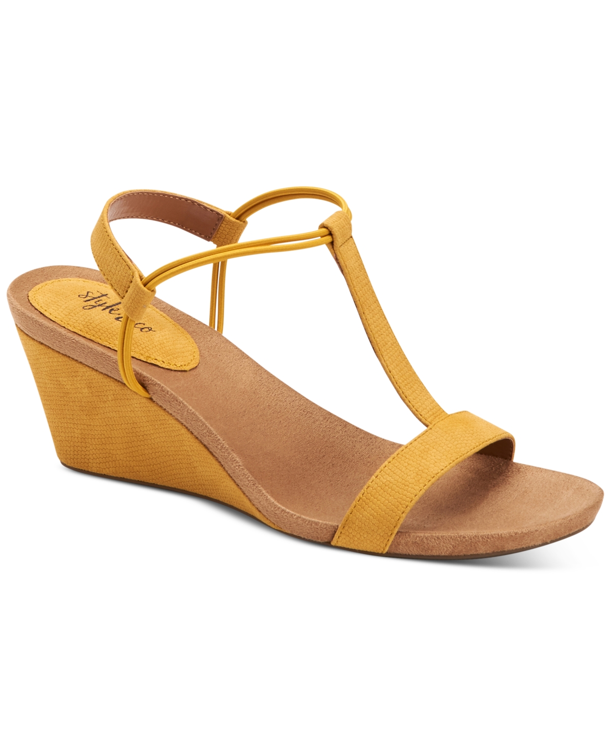 Yellow sandals at macy's on sale