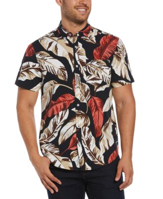 Heritage Slim-Fit Leaf-Print Shirt 