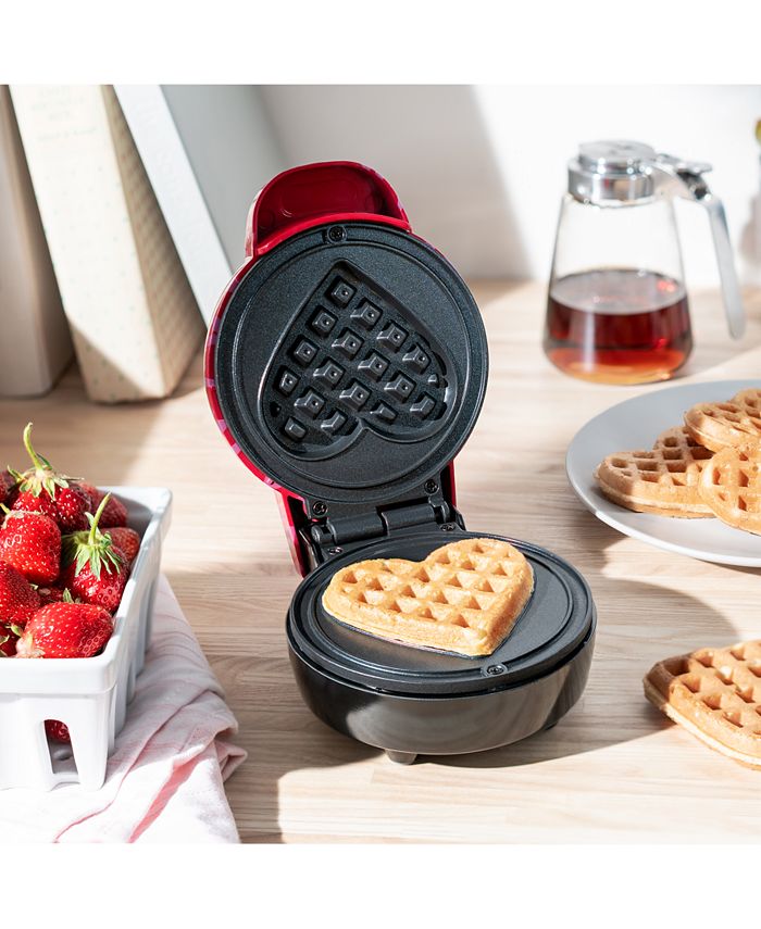 Bella Mini Heart Waffle Maker & Reviews Small Appliances Kitchen