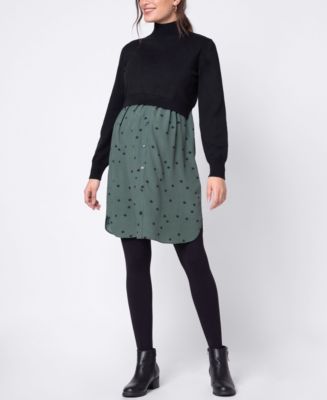 Seraphine Women's Polka Dot Maternity Nursing Dress - Macy's