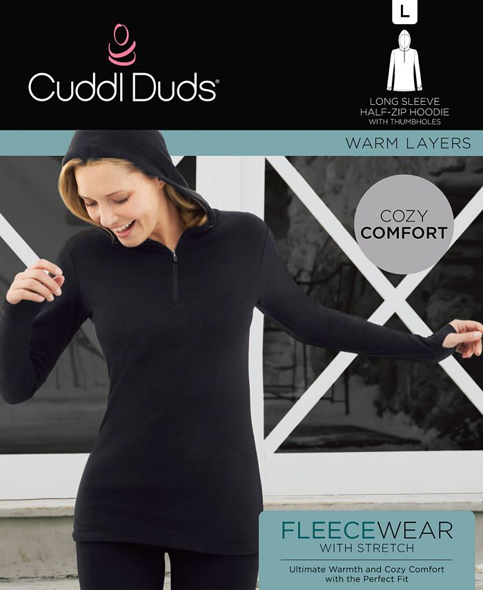 Cuddl duds fleece hoodie Clearance