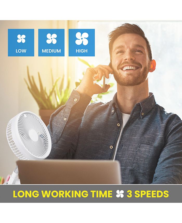 My Foldaway Fan 2in1 Adjustable Height Unique Foldaway Portable My