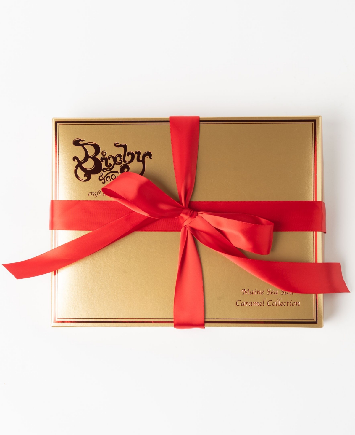 Bixby Chocolate Dark Chocolate Sea Salted Caramels Gift Box, 48 Piece