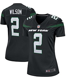 Women's Zach Wilson Black New York Jets Alternate 2021 NFL Draft First Round Pick Game Jersey