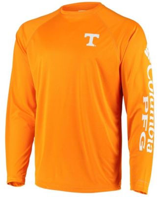 Men's PFG Tennessee Orange Tennessee Volunteers Terminal Tackle Omni-Shade Long Sleeve T-shirt