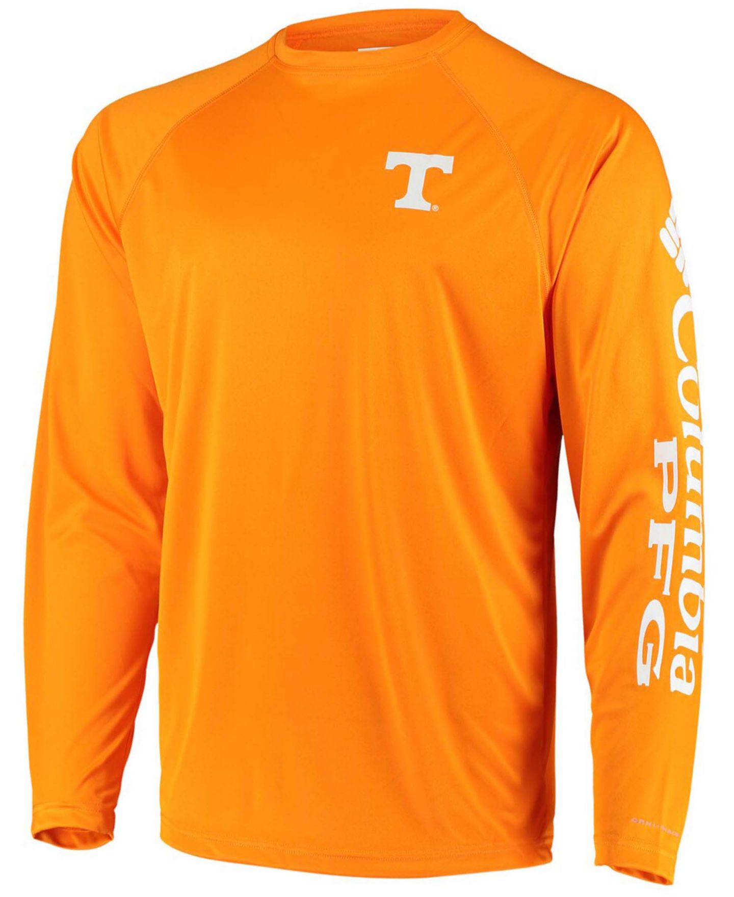 Мужская футболка Columbia PFG Tennessee Orange Tennessee Volunteers Terminal Tackle Omni-Shade Long Sleeve — фото 2