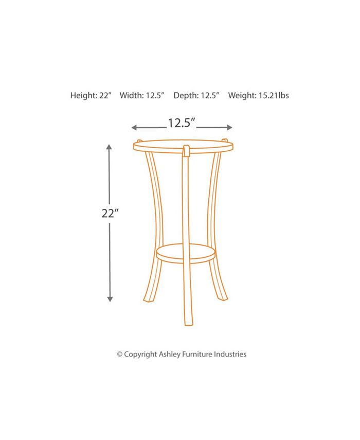 Signature Design By Ashley Enderton Casual Accent Table Macy's