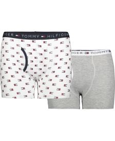 Big Boys Flag Print Boxer Briefs, Pack of 2