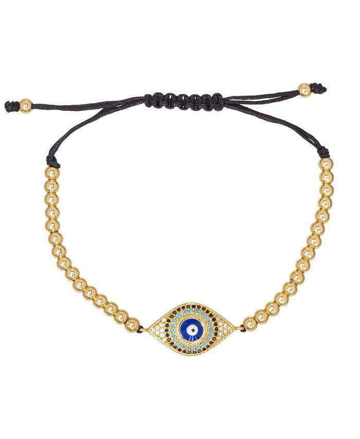 Macy's Nano and Cubic Zirconia Evil Eye Bead Bracelet & Reviews