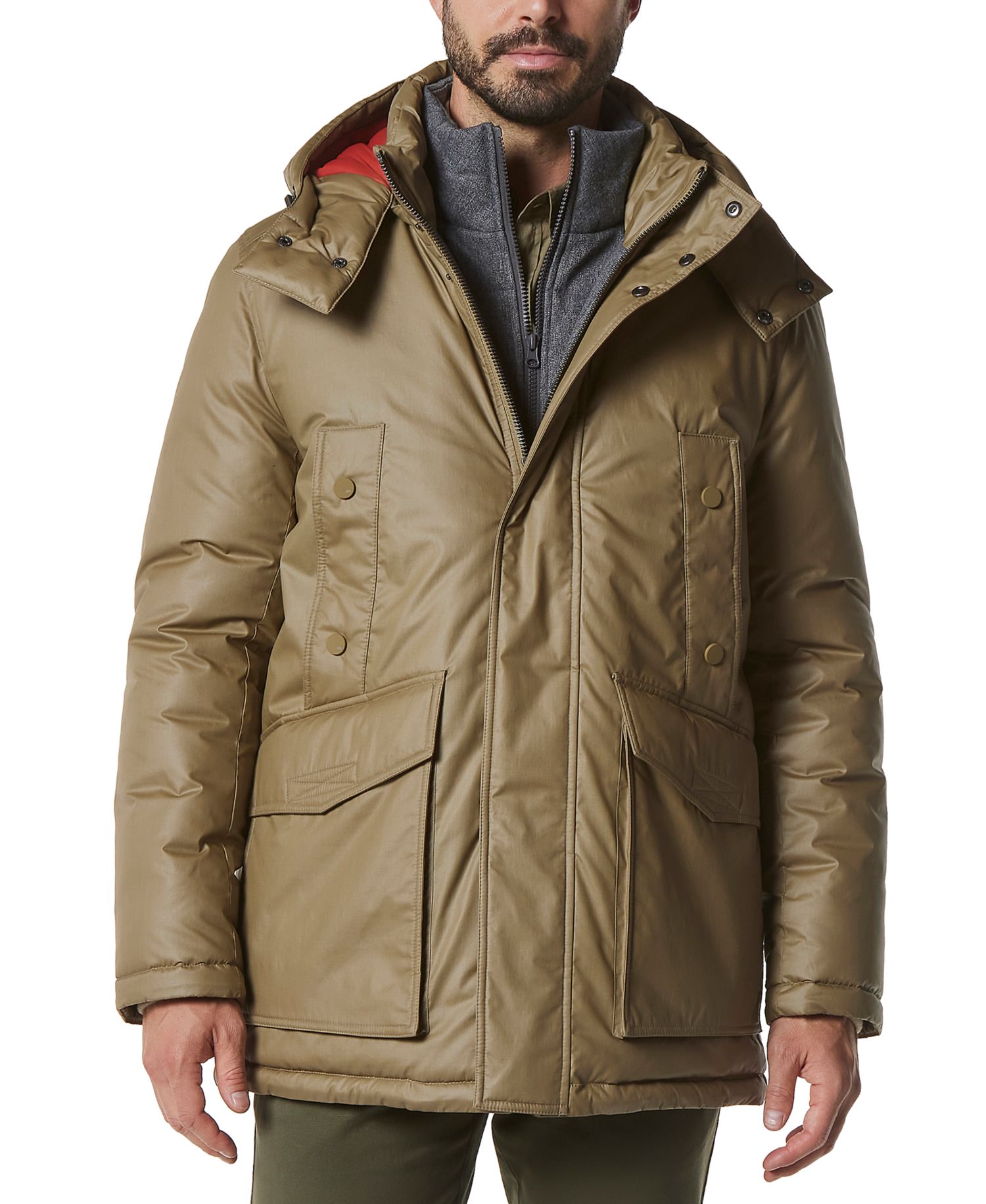 Men's Oxley Tumbled Resin Parka Jacket