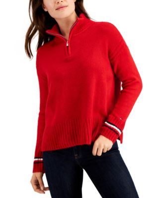 tommy hilfiger women's quarter zip