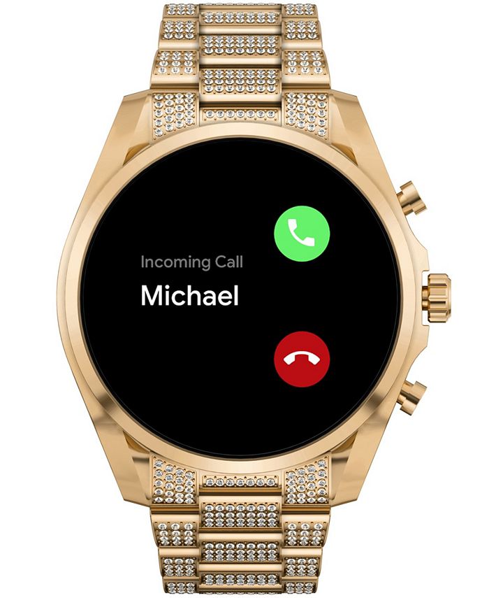 Michael Kors Access Unisex Gen 6 Bradshaw Smartwatch GoldTone Case