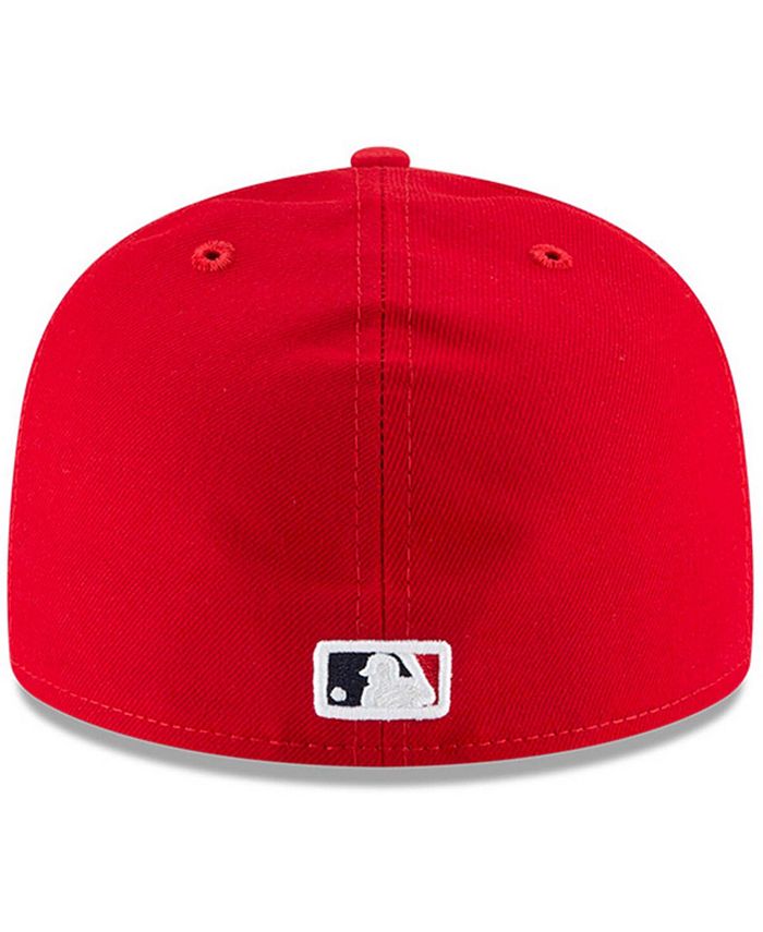 New Era Men's Red Los Angeles Angels 60th Anniversary Authentic ...