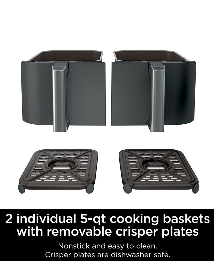 Ninja Foodi® DZ401 6in1 10qt. XL 2Basket Air Fryer with DualZone