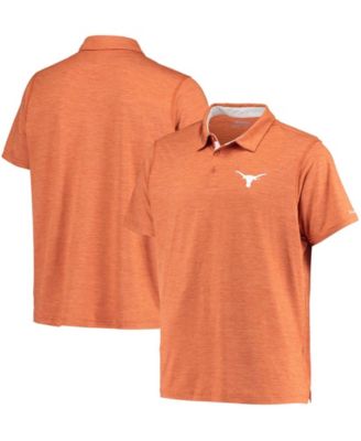 Men's Texas Orange Texas Longhorns Tech Trail Space Dye Omni-Shade Polo