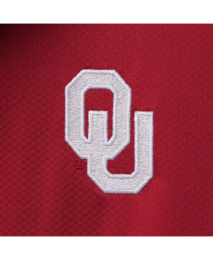 Cutter & Buck Men's Crimson Oklahoma Sooners Prospect Performance Polo
