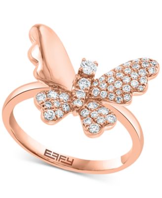 effy butterfly ring