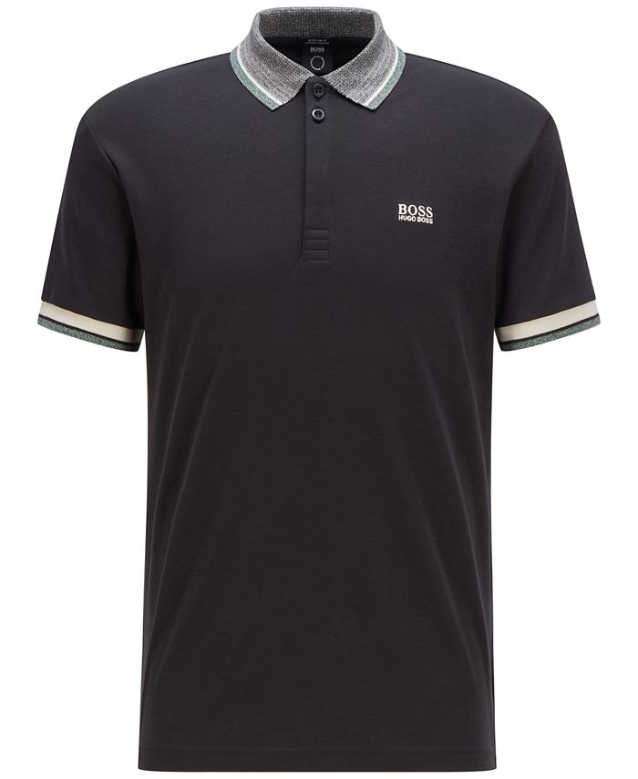 Hugo Boss Men's PatternedCollar Polo Shirt Macy's