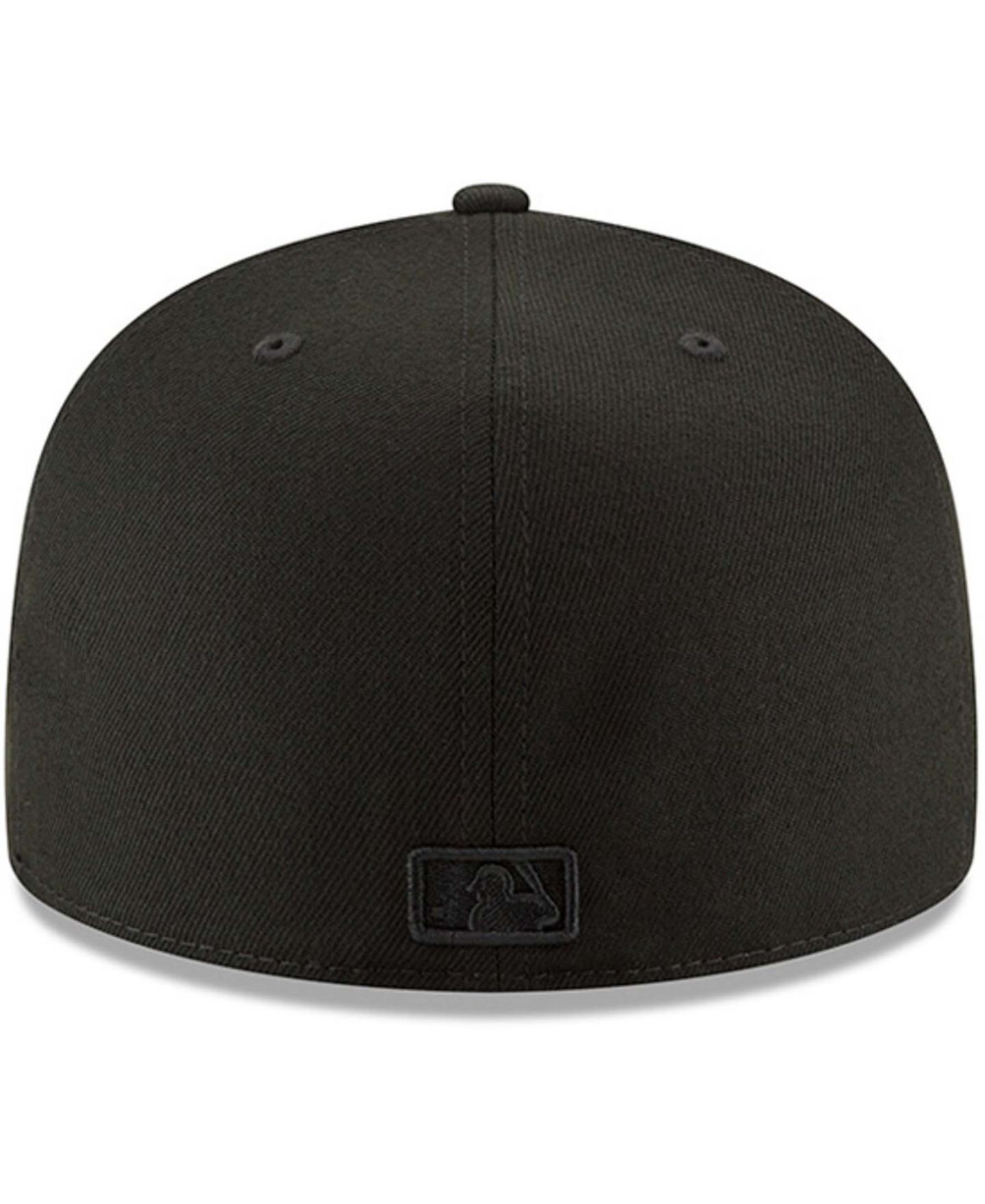 Мужская кепка New Era Black Los Angeles Angels Primary Logo Basic 59FIFTY Fitted Hat — фото 2