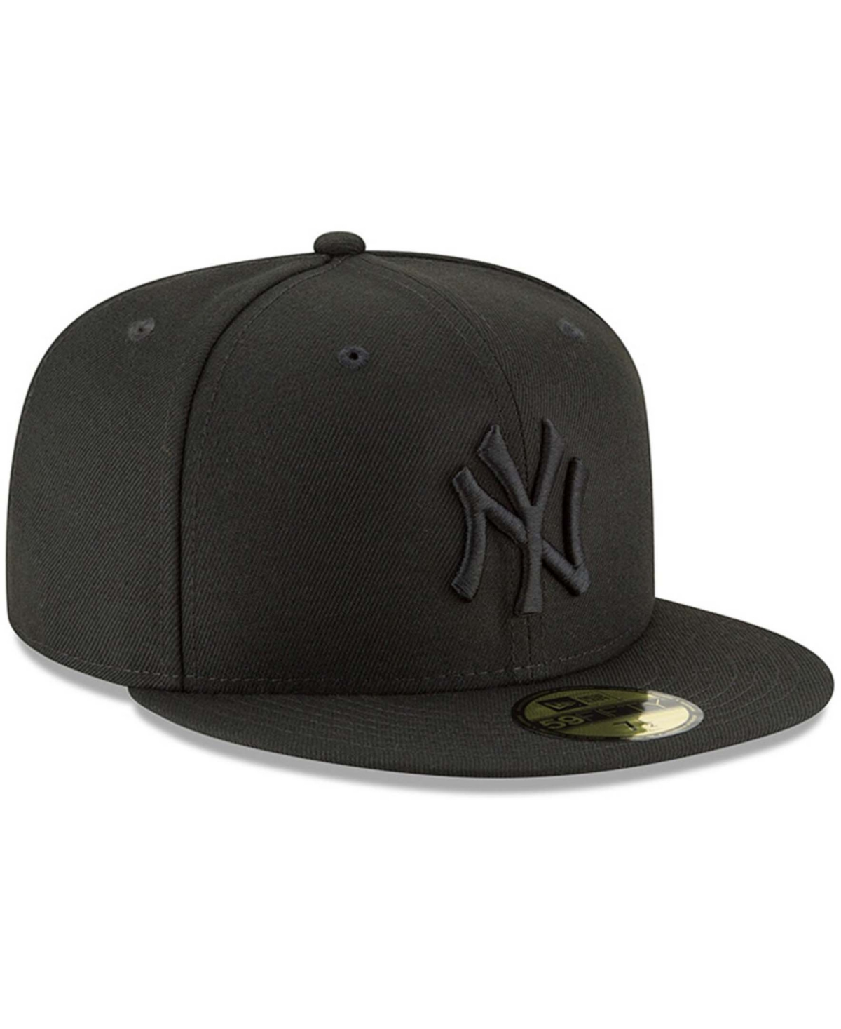 Men's Black New York Yankees Primary Logo Basic 59FIFTY Fitted Hat