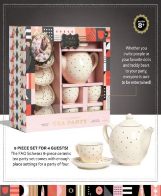 fao schwarz ceramic toy tea set