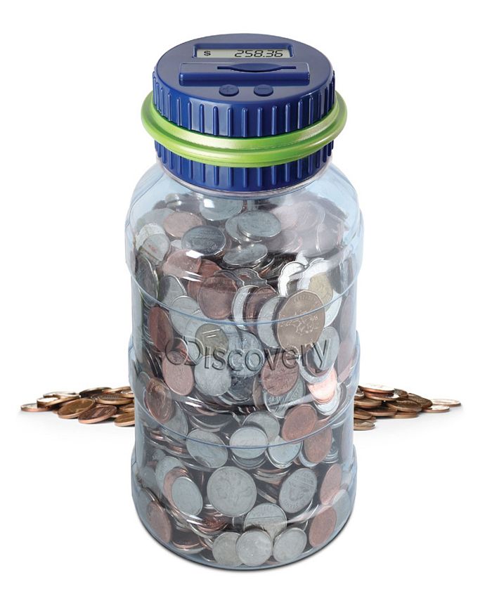discovery kids digital coin counting money jar with lcd screen reviews all toys home macy s