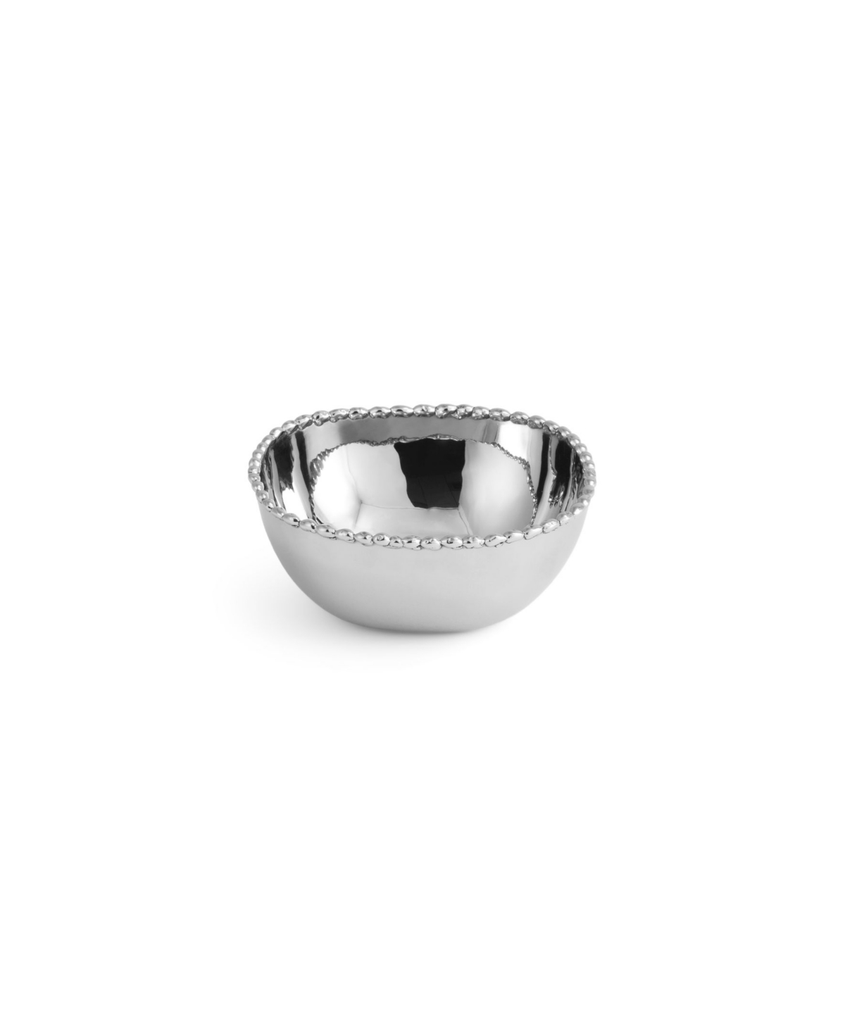 Molten Nut Dish - Silver- Tone