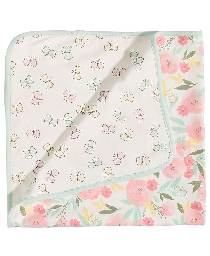 First Impressions Baby Girls Floral Print Blanket Created for