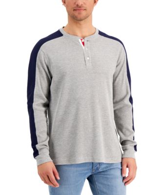 Club Room - Men's Long-Sleeve Henley