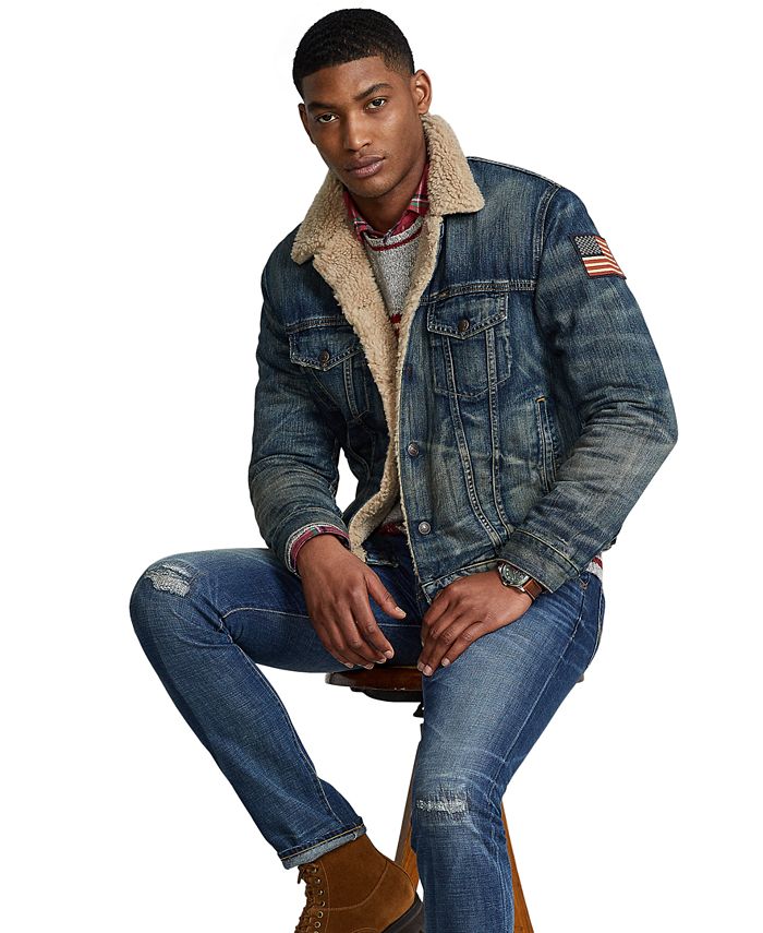 Polo Ralph Lauren Men's Fleece-Lined Trucker Jacket & Reviews - Coats &  Jackets - Men - Macy's
