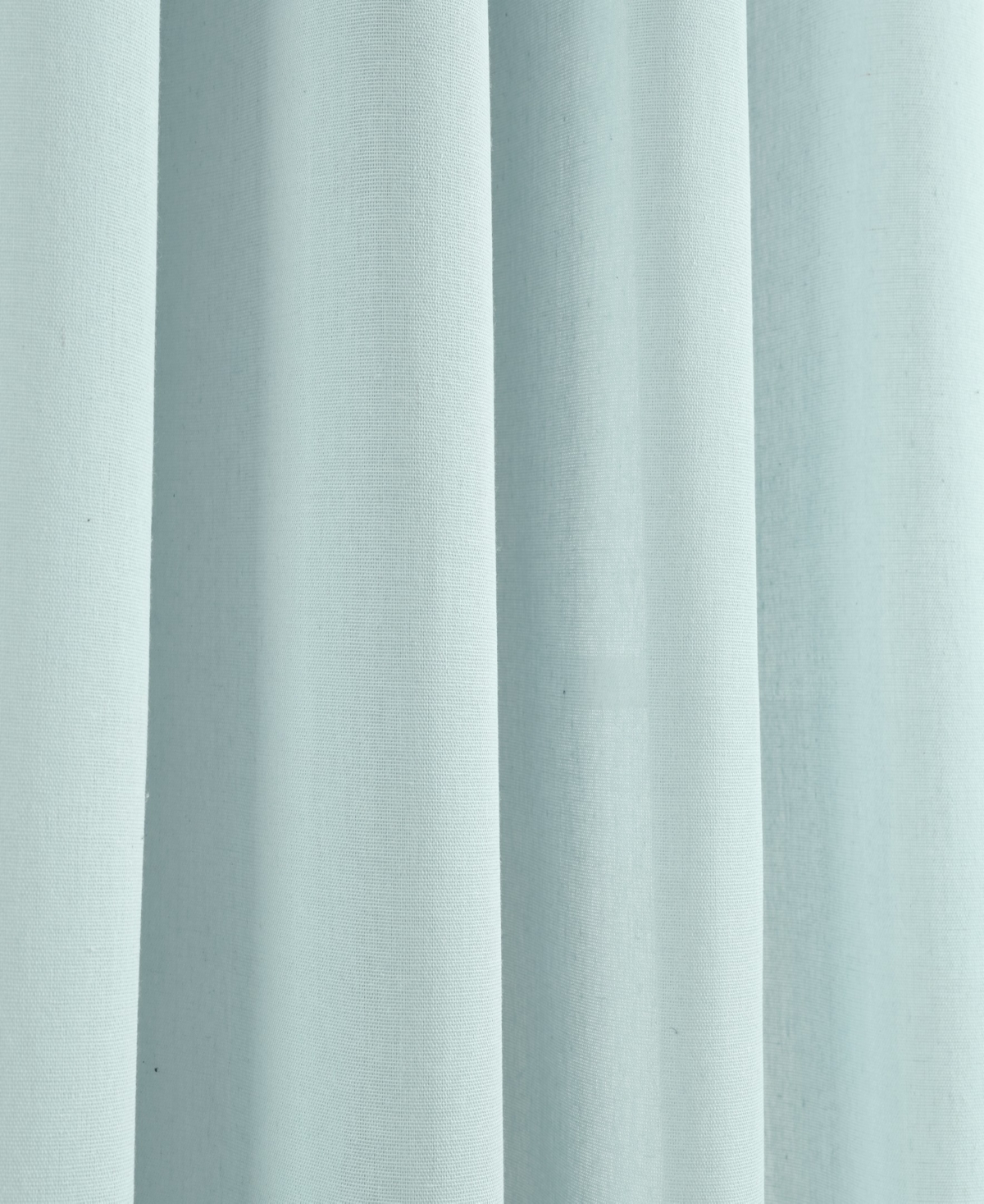 Lush Decor Faux Linen Grommet Window Curtain Panel Pair 52"W x 84"L Blue - Linen Curtains For Bedroom - Blue Curtains For Living Room