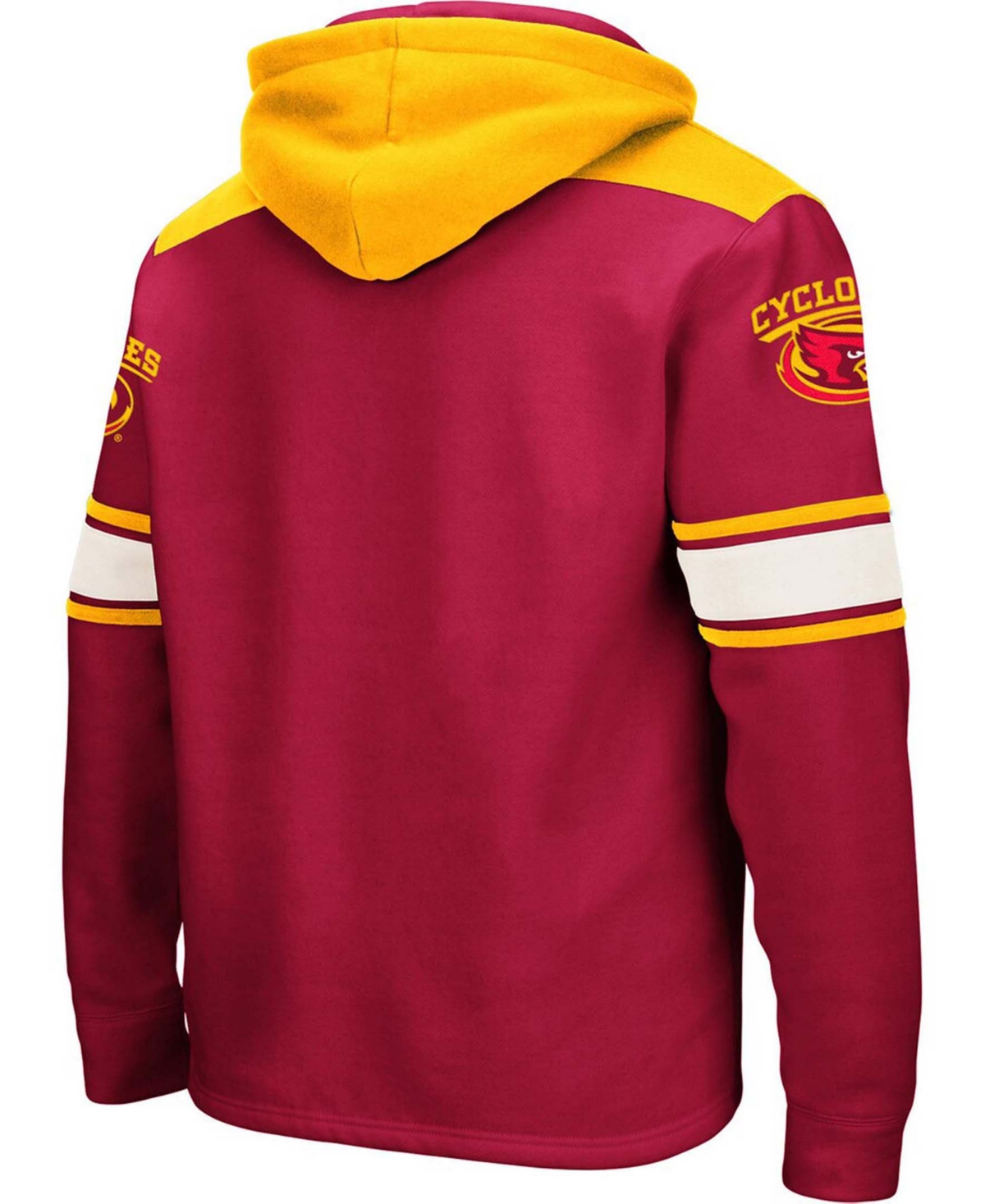 Shop Colosseum Men's Cardinal Iowa State Cyclones 2.0 Lace-up Pullover Hoodie