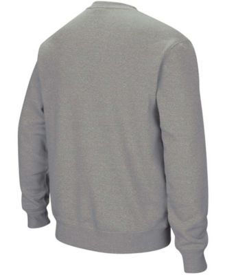 Men's Heathered Gray Air Force Falcons Arch Logo Sweatshirt