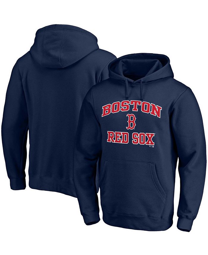 Men's Fanatics Branded Red Boston Sox Official Logo Pullover Hoodie