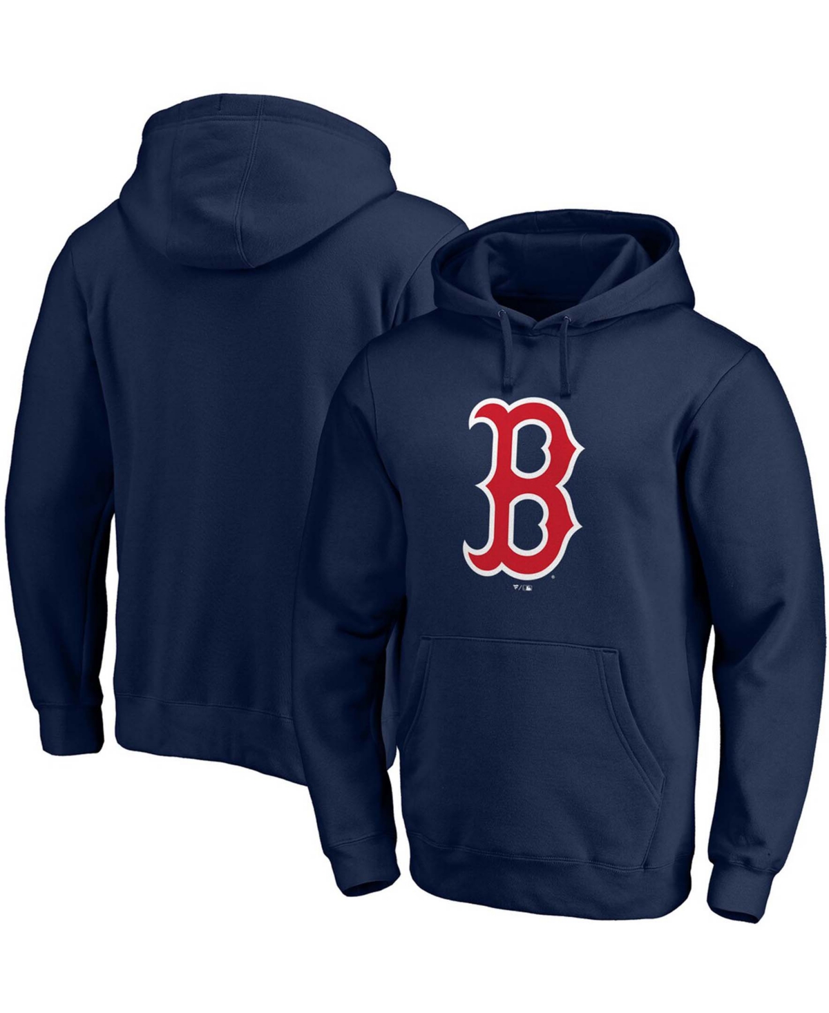 Fanatics Men's Navy Boston Red Sox Official Logo Pullover Hoodie