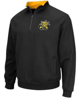 Men's Black Wichita State Shockers Tortugas Logo Quarter-Zip Jacket
