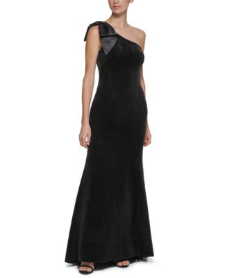 Eliza j one shoulder shops gown