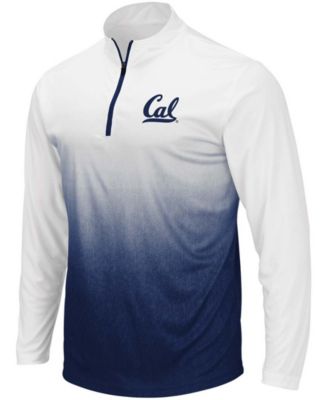 Men's Navy Cal Bears Magic Team Logo Quarter-Zip Jacket