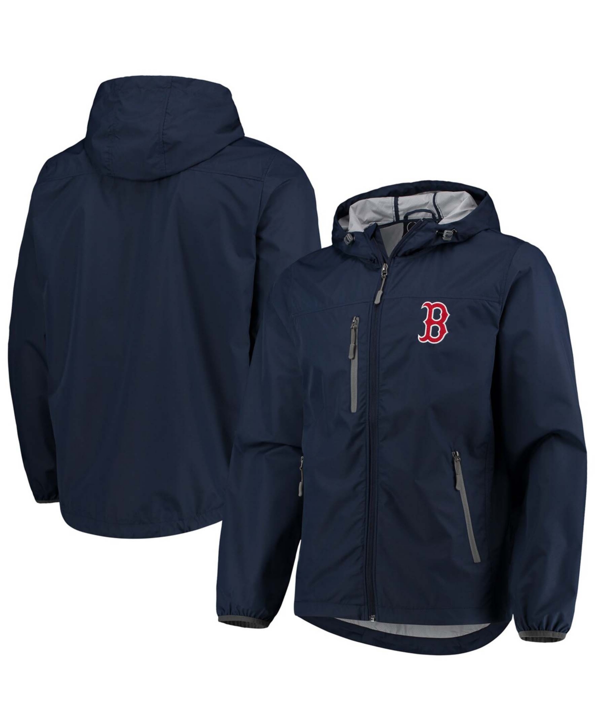 Men's Navy Boston Red Sox Double Play Lightweight Hoodie Jacket - Navy