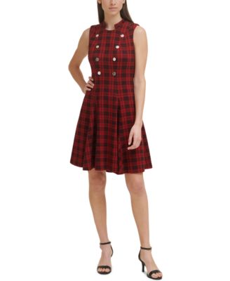 Tommy Hilfiger - Plaid Fit & Flare Dress
