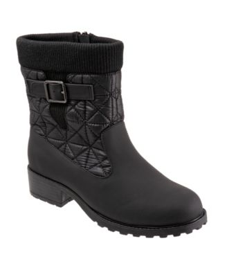 macy's black sperry duck boots