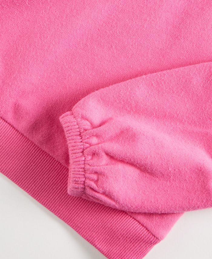 ID Ideology Little Girls Fleece Sweatshirt, Created for Macy's - Macy's