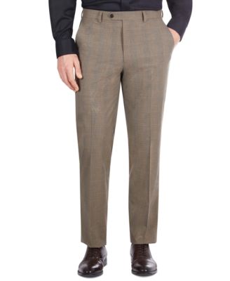 tan plaid dress pants